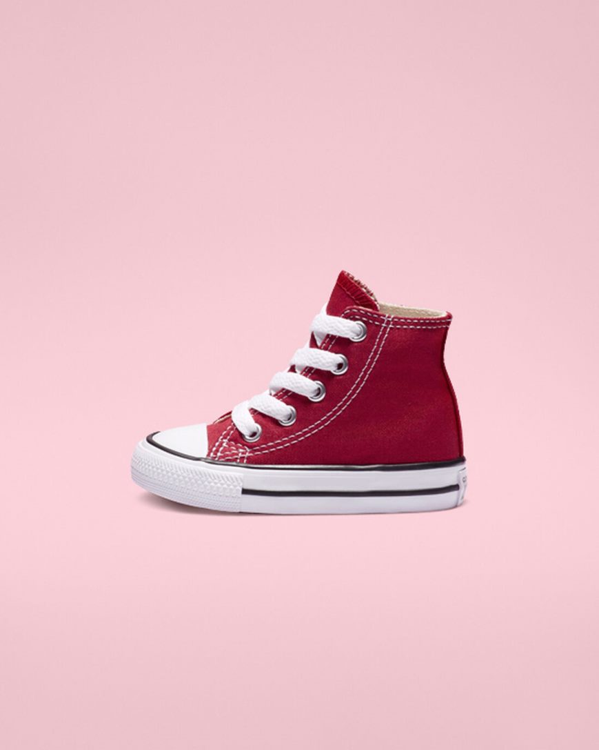 Tenis Converse Chuck Taylor All Star Classicos Cano Alto Menina Vermelhas | PT X0973T0